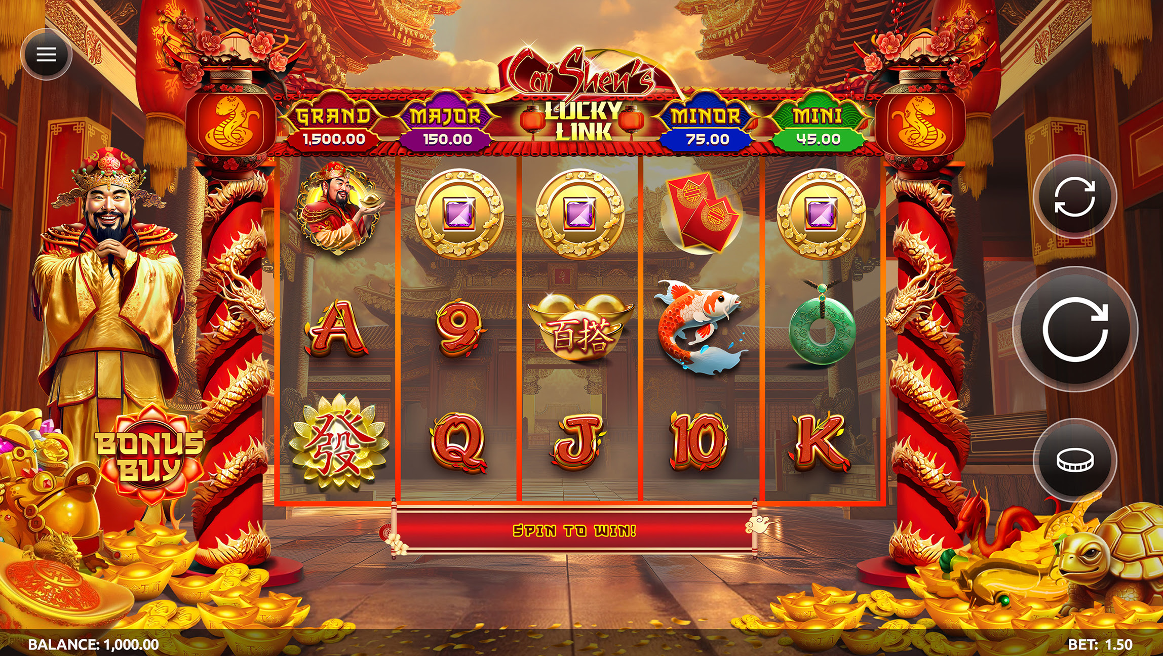 Caishens Lucky Link Online Slot