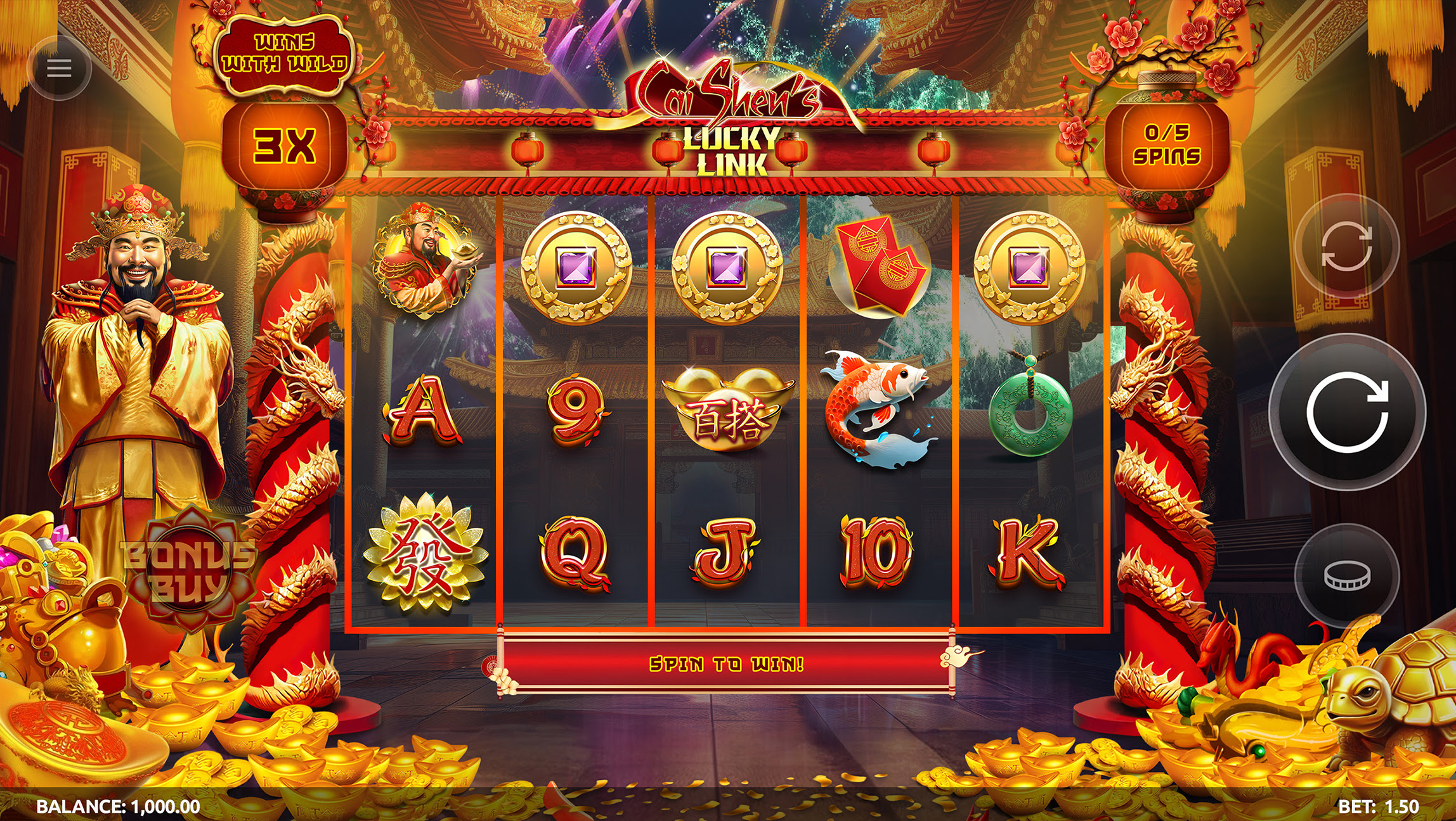 Caishens Lucky Link Online Slot