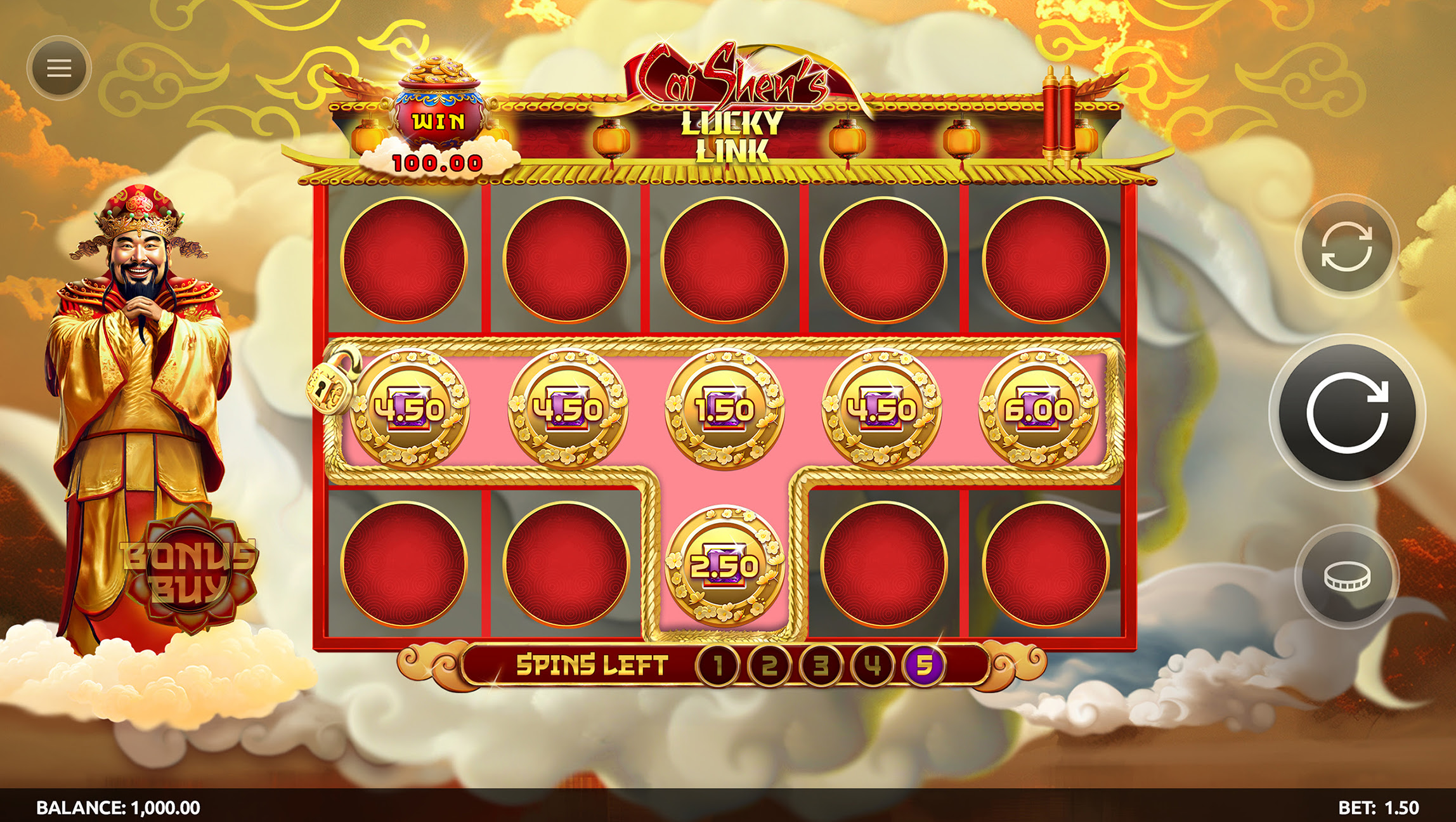 Caishens Lucky Link Online Slot