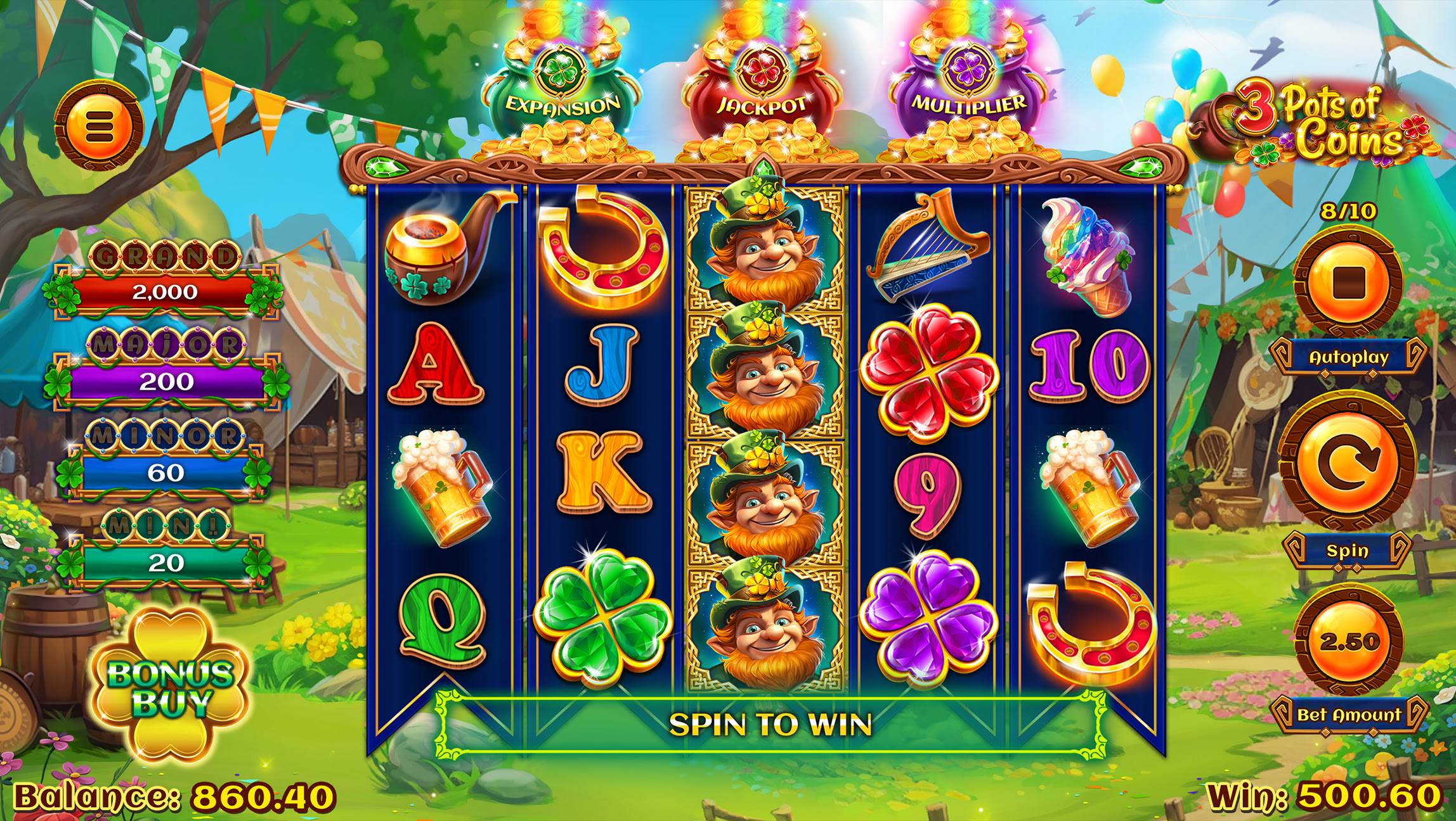 3 Pots of Coins online slot