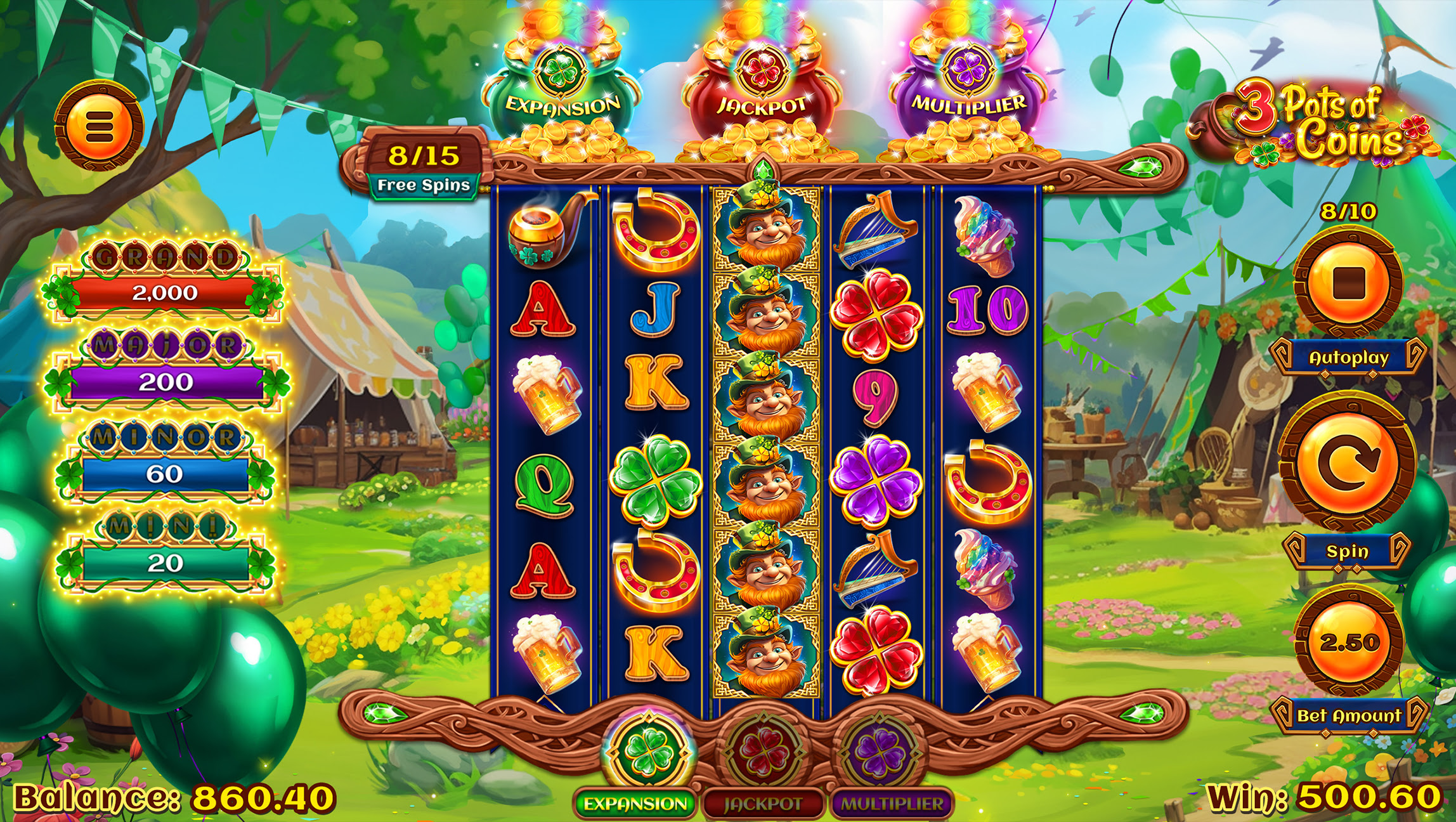 3 Pots of Coins online slot