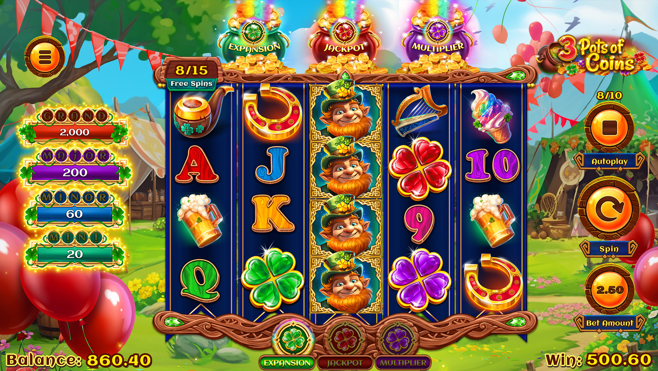 3 Pots of Coins online slot