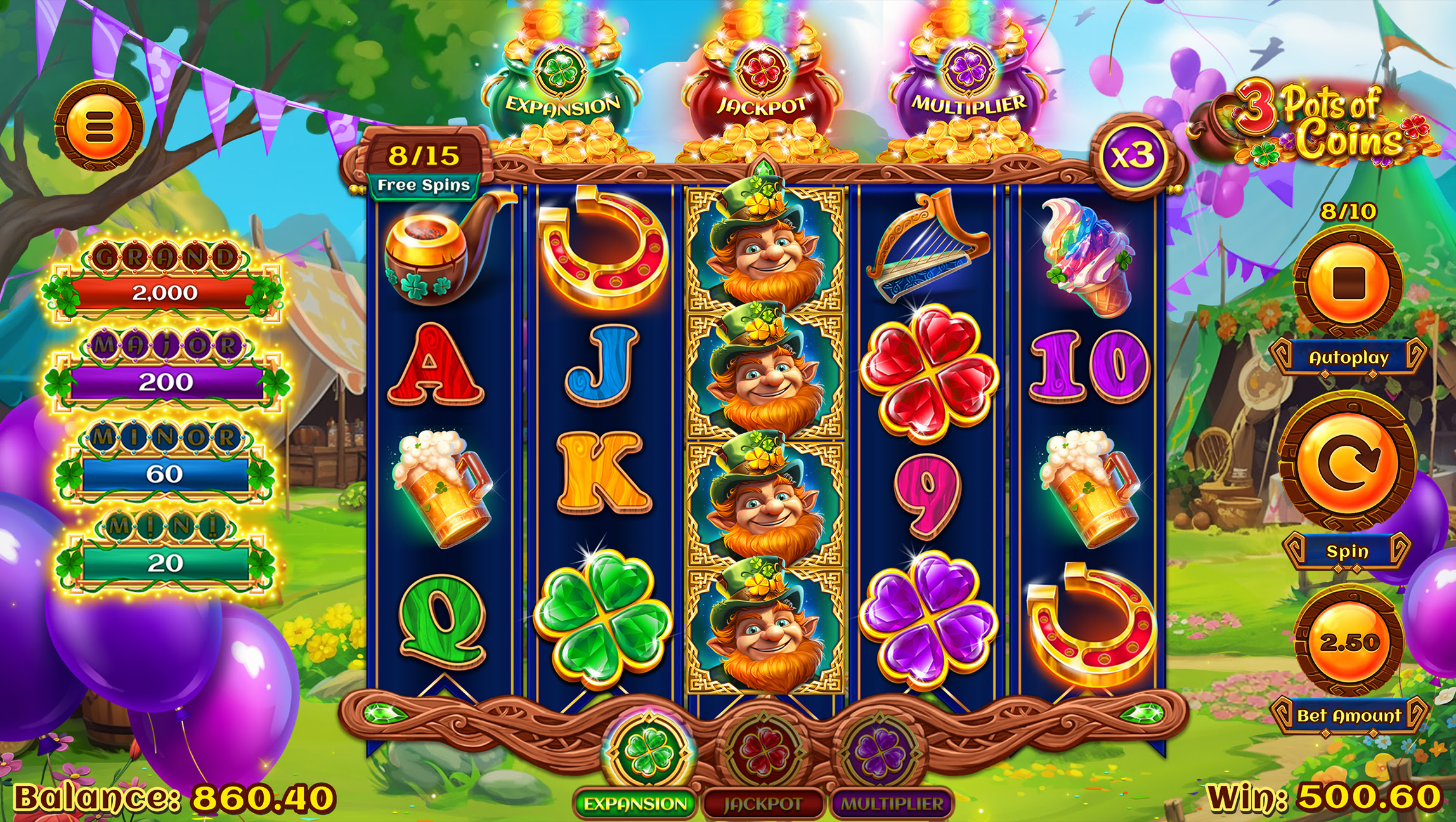 3 Pots of Coins online slot