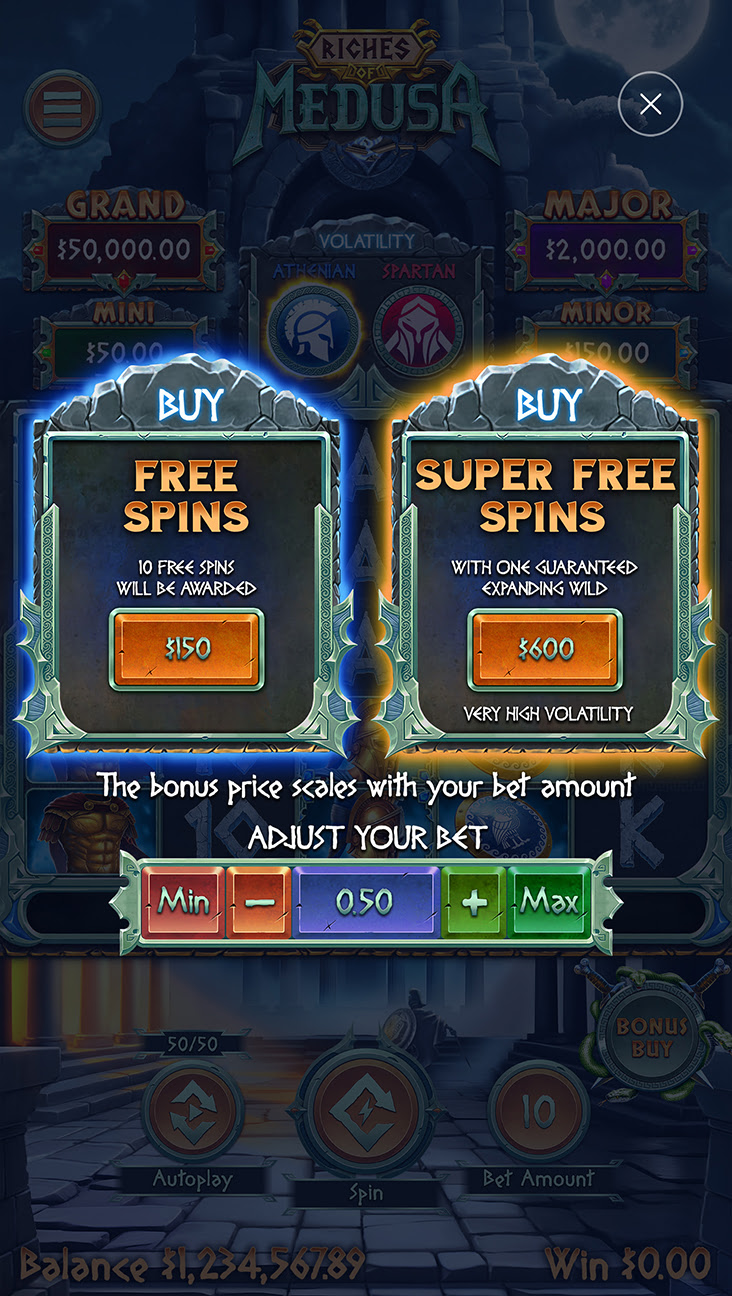 Riches of Medusa Online Slot