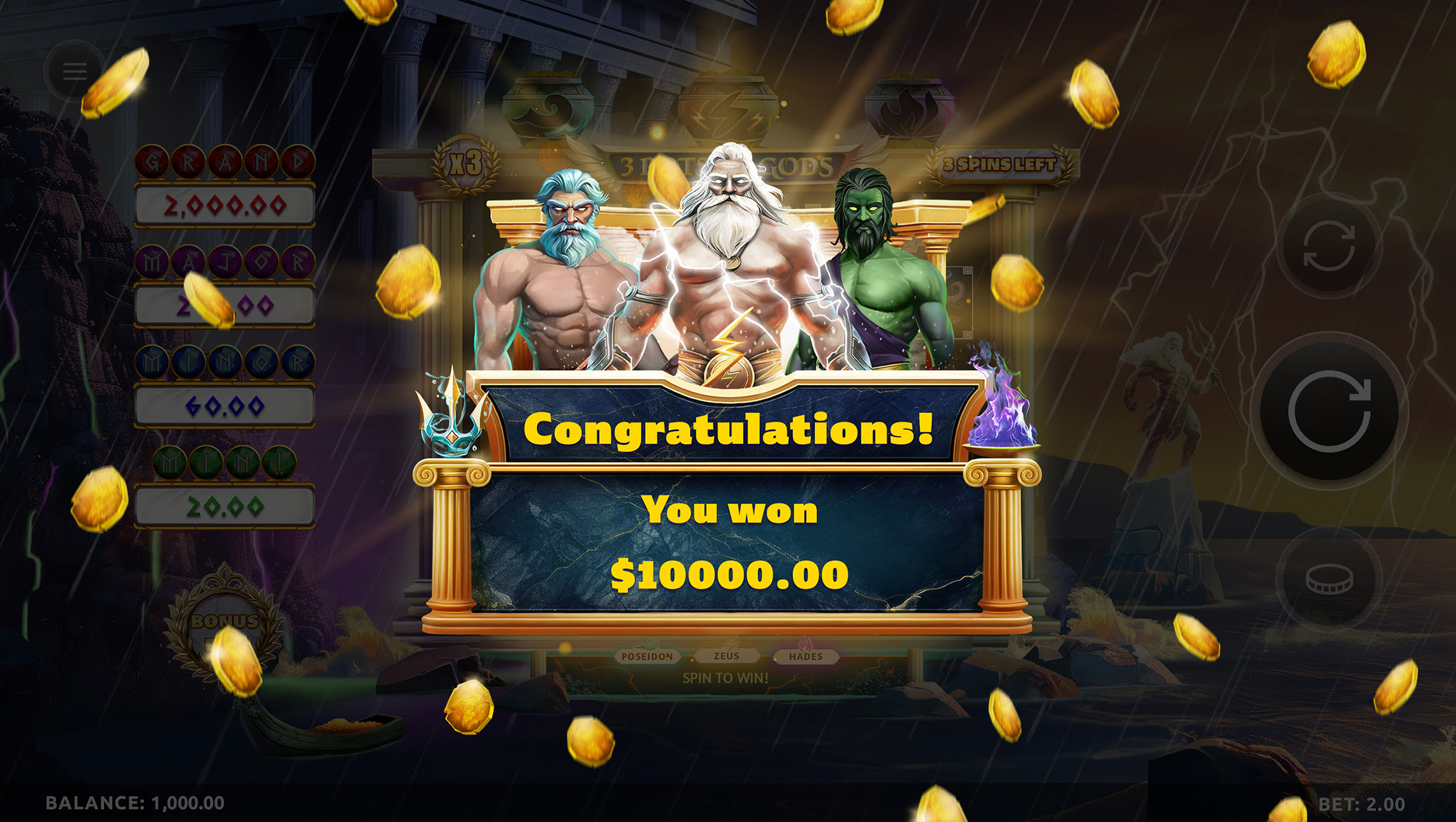 3 Pots of Gods Online Slot