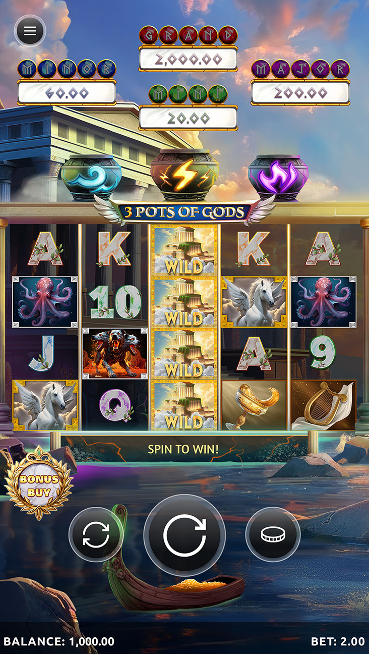 3 Pots of Gods Online Slot